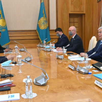 SJ GCEO meets Kazakh President
