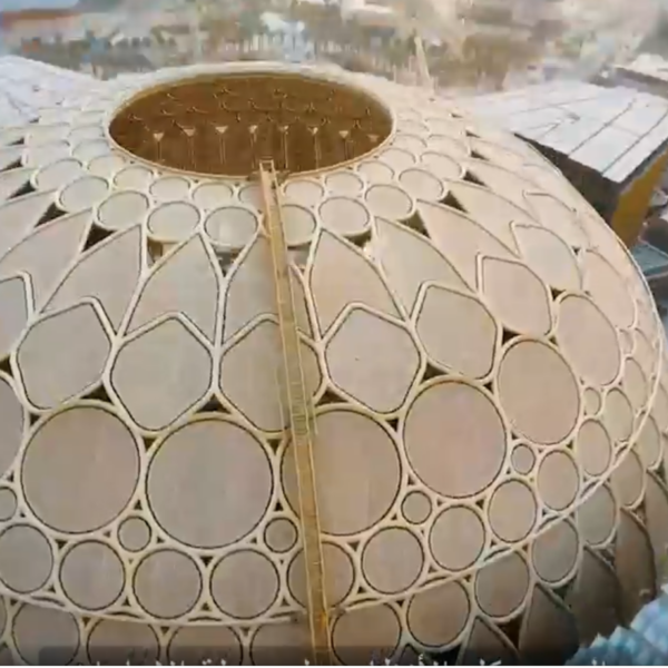 Al Wasl dome at the heart of the expo by RBG