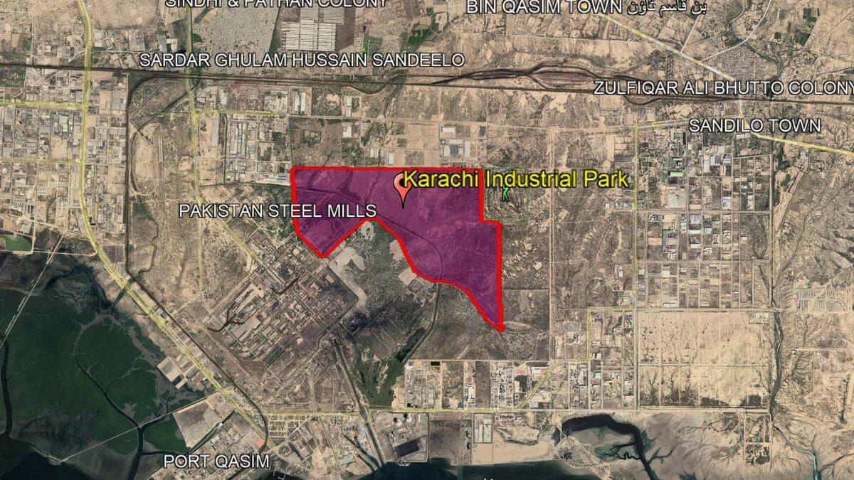 Karachi Industrial Park Location Plan 1