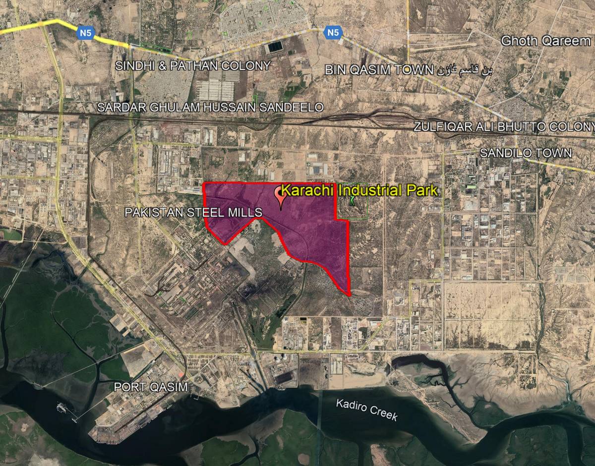 Karachi Industrial Park Location Plan 1 