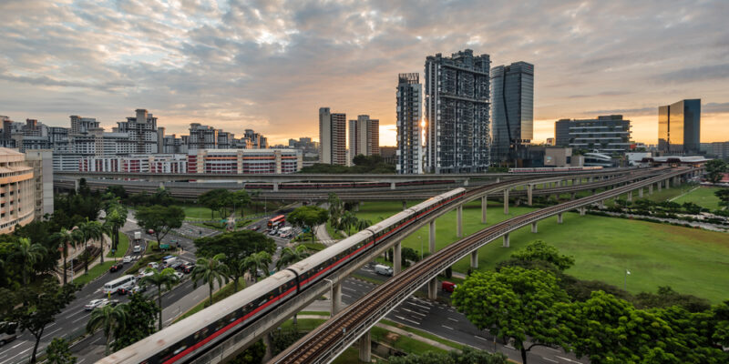 MRT train Singapore
