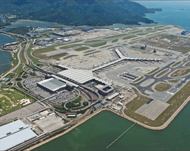 hk international airport terminal 2 expansion and mock up landscape min